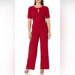 NWT-Adrianna Papell Women's Cameron Woven Seamed Jumpsuit